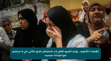 تظلمات الثانوية.. وزارة التربية تفتح باب الاعتراض للدور الثاني حتى 4 سبتمبر مع إجراءات ميسرة